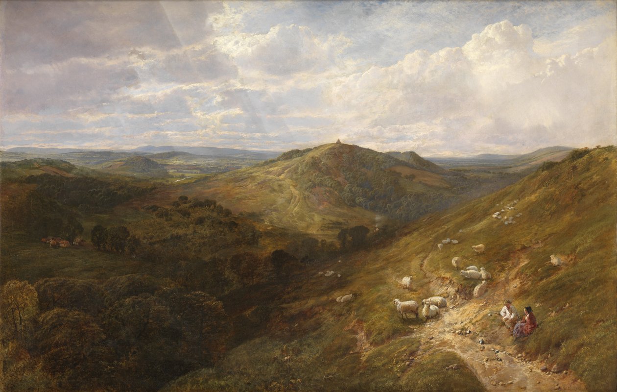 Colline du Martyr, de Newlands Corner, Albury, près de Guildford - George Vicat Cole