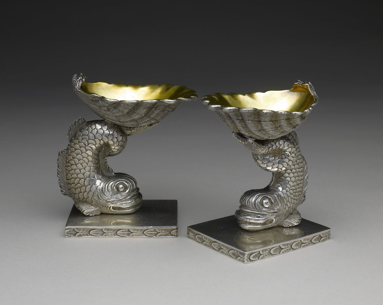 Paire de salières, vers 1843-1850 - George W. Stewart