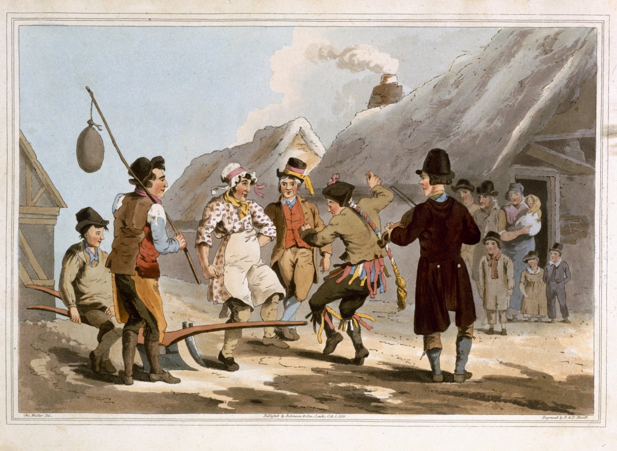 Le Fool Plough, gravé par Robert Havell l