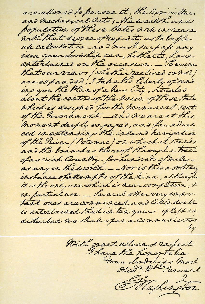 Lettre de George Washington au comte de Buchan, Philadelphie, 22 avril 1793 - George Washington