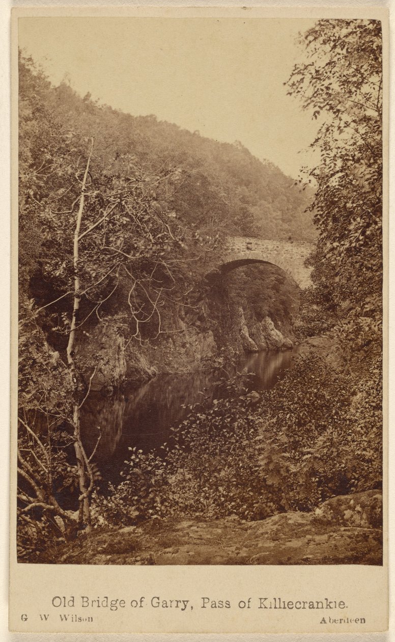 Vieux pont de Garry, col de Killiecrankie. - George Washington Wilson