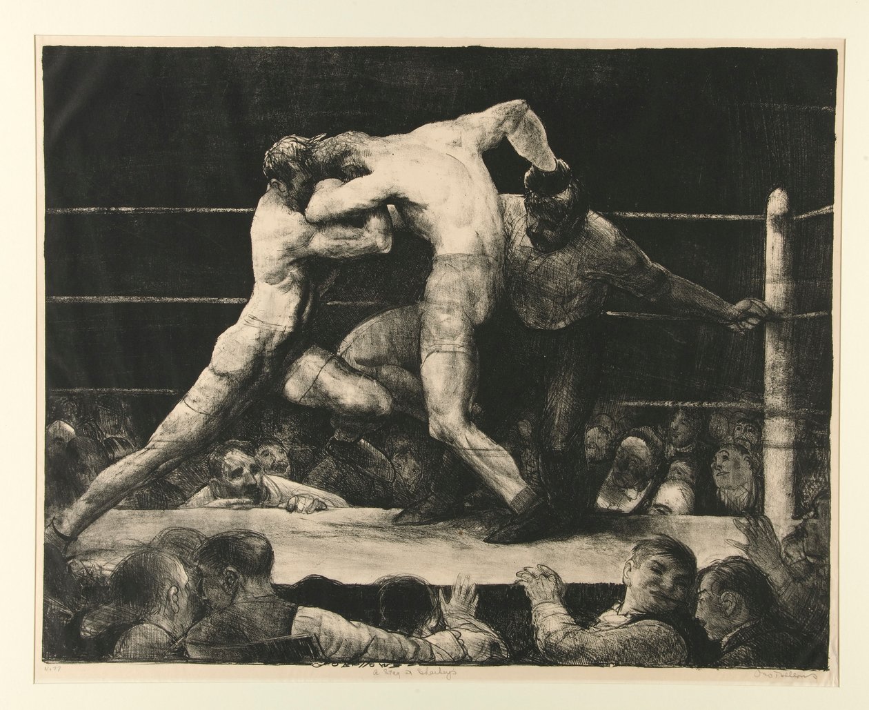 Un Cerf chez Sharkey - George Wesley Bellows