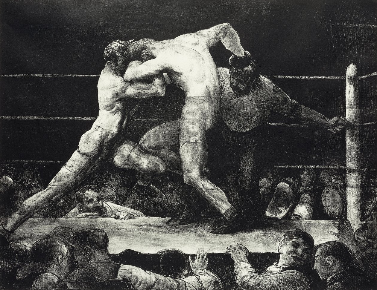 Un cerf chez Sharkey - George Wesley Bellows