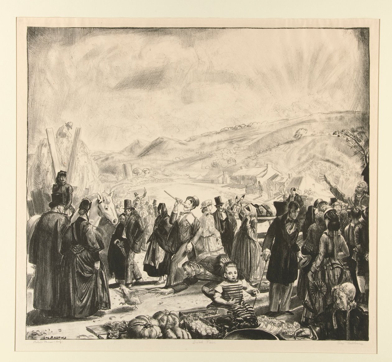 Foire Irlandaise - George Wesley Bellows