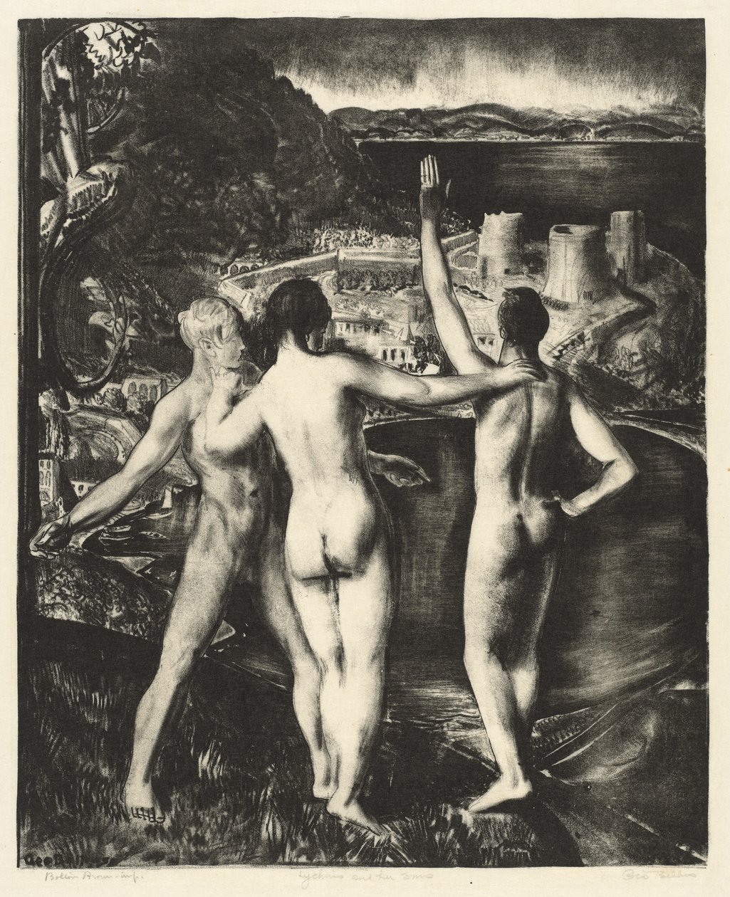Lychnis et ses fils, 1923 - George Wesley Bellows