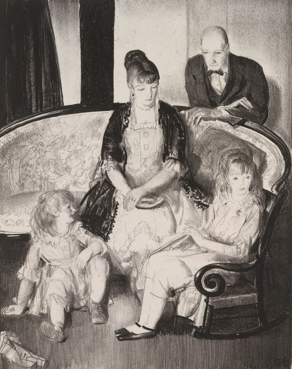 Ma famille, deuxième pierre - George Wesley Bellows