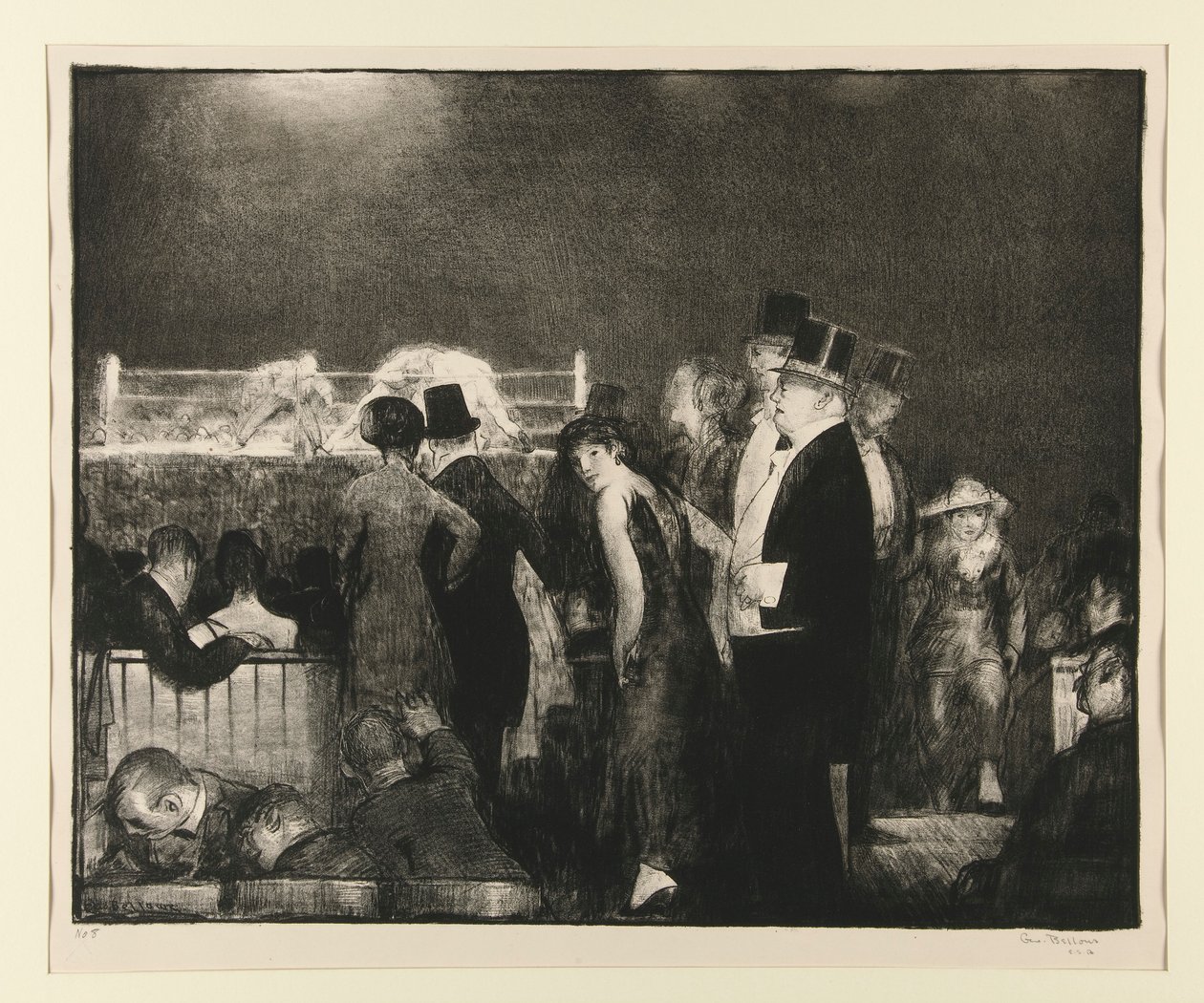 Préliminaires au grand combat, n° 8 - George Wesley Bellows
