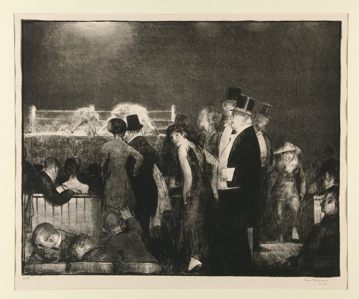 Préliminaires du grand combat, no 8 - George Wesley Bellows