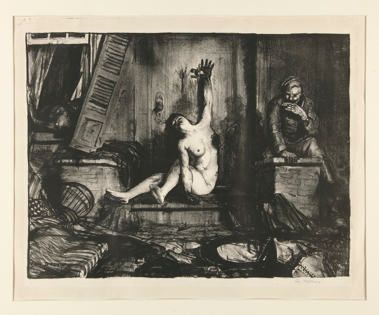 La Cigarette de la série de guerre - George Wesley Bellows