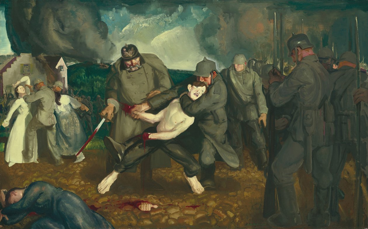 Les Allemands arrivent - George Wesley Bellows