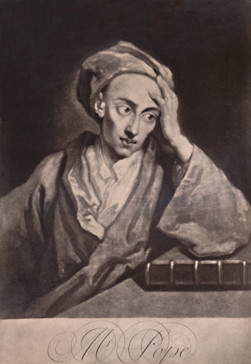 Alexander Pope, poète et satiriste anglais, vers 1732 - George White