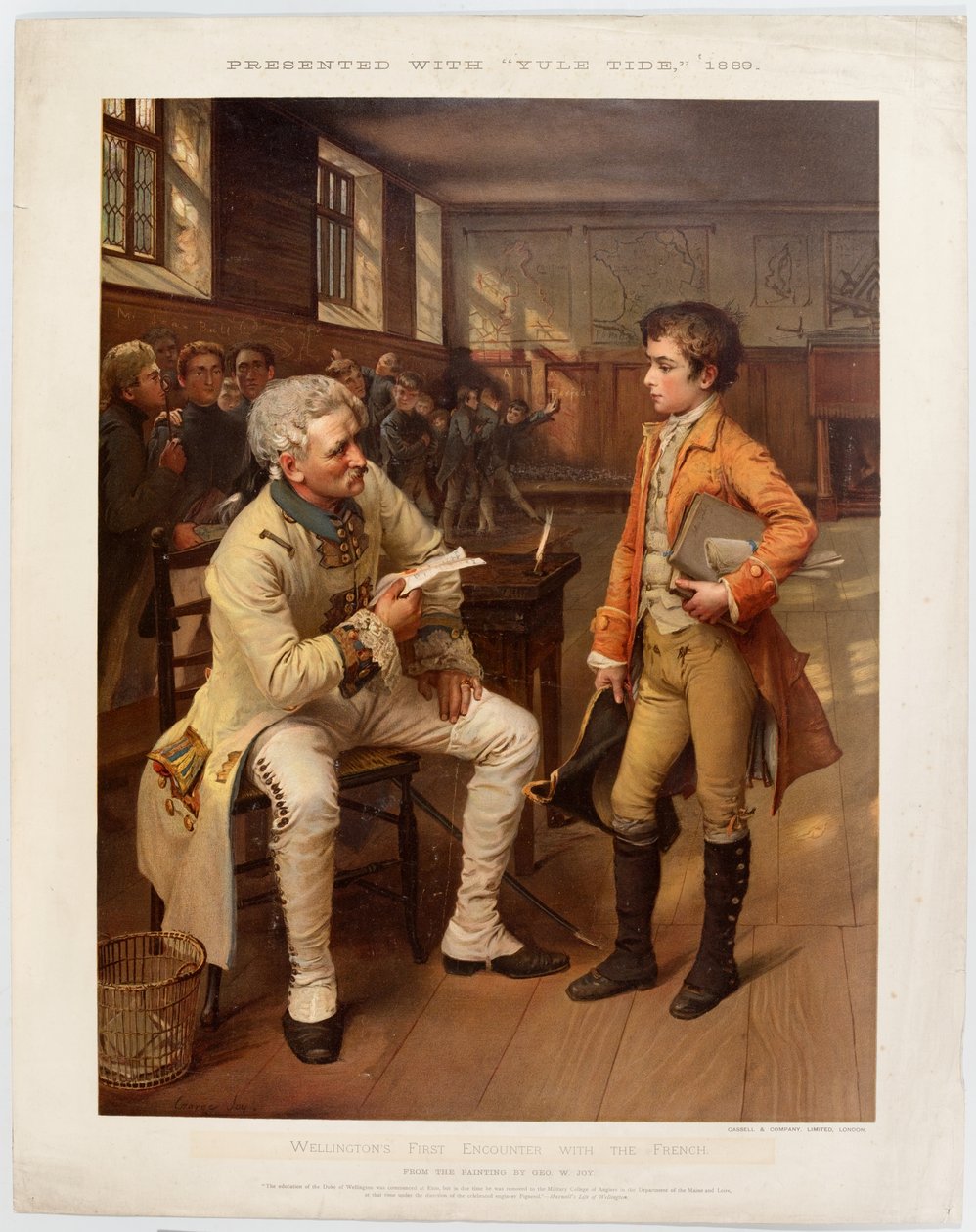 Première rencontre de Wellington avec les Français, 1785 - George William Joy