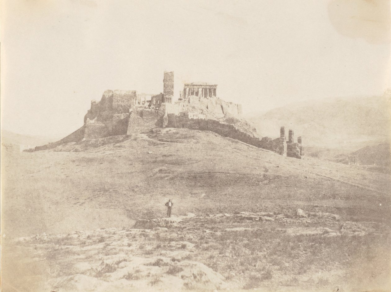 Pnyx et Acropole, vers 1848 - George Wilson Bridges