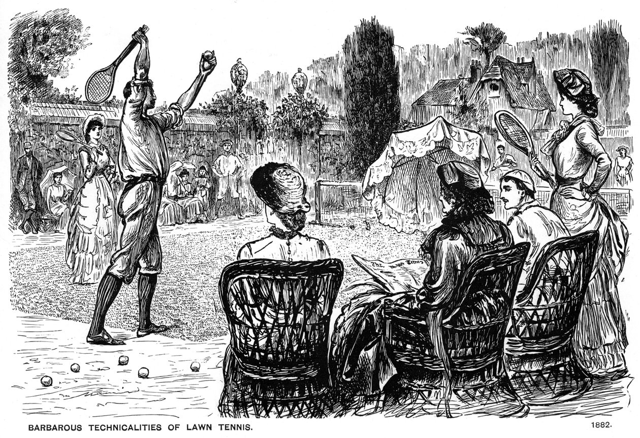 Les technicités barbares du tennis sur gazon, 1882-1891 - George du Maurier