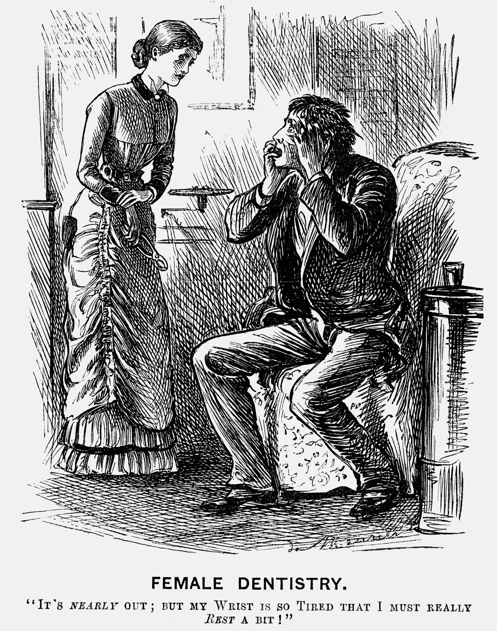 Dentisterie féminine - George du Maurier