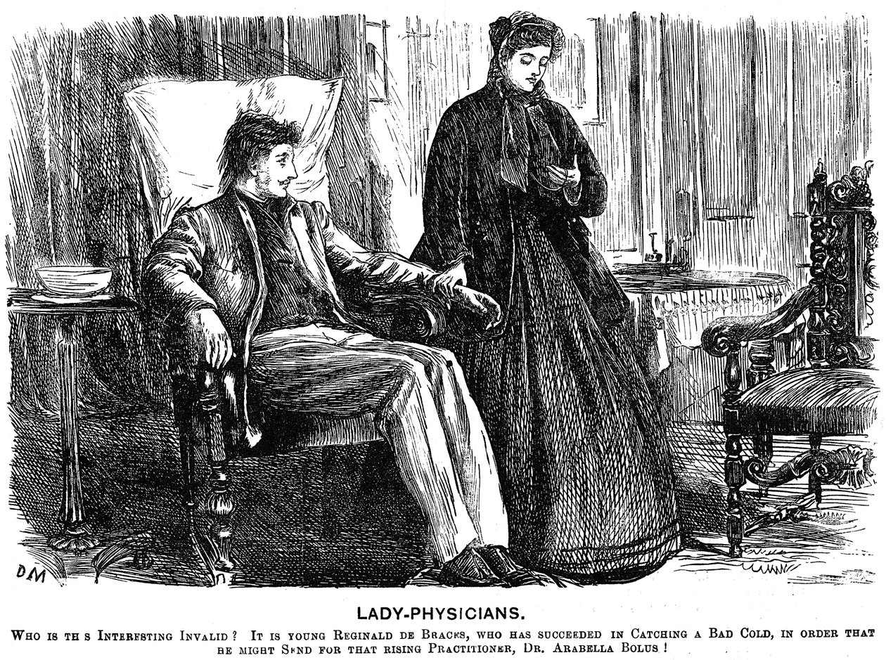Femmes médecins, 1865 - George du Maurier