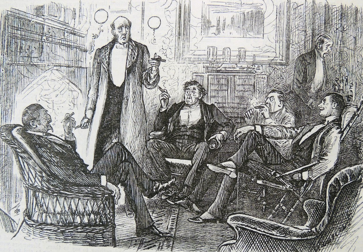 La salle de fumeurs - George du Maurier