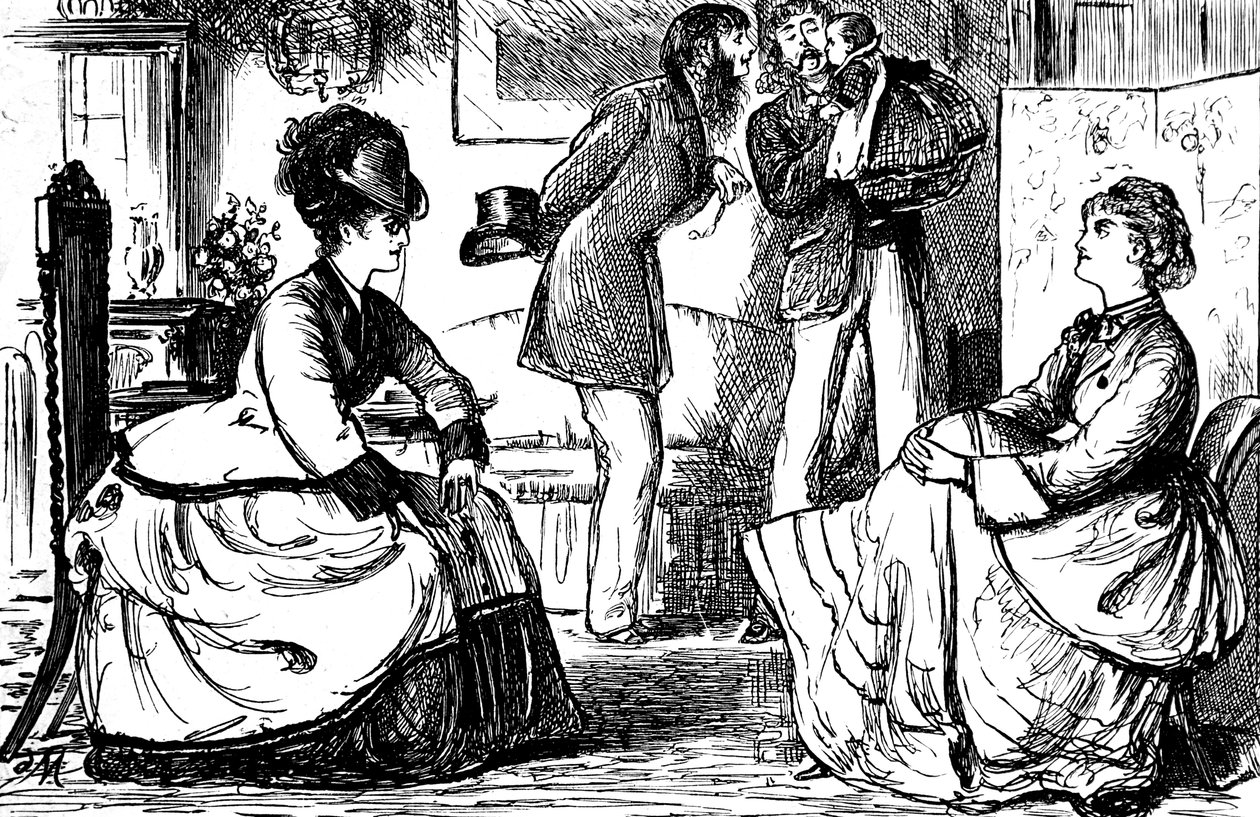 Couples anglais de la haute société - George du Maurier