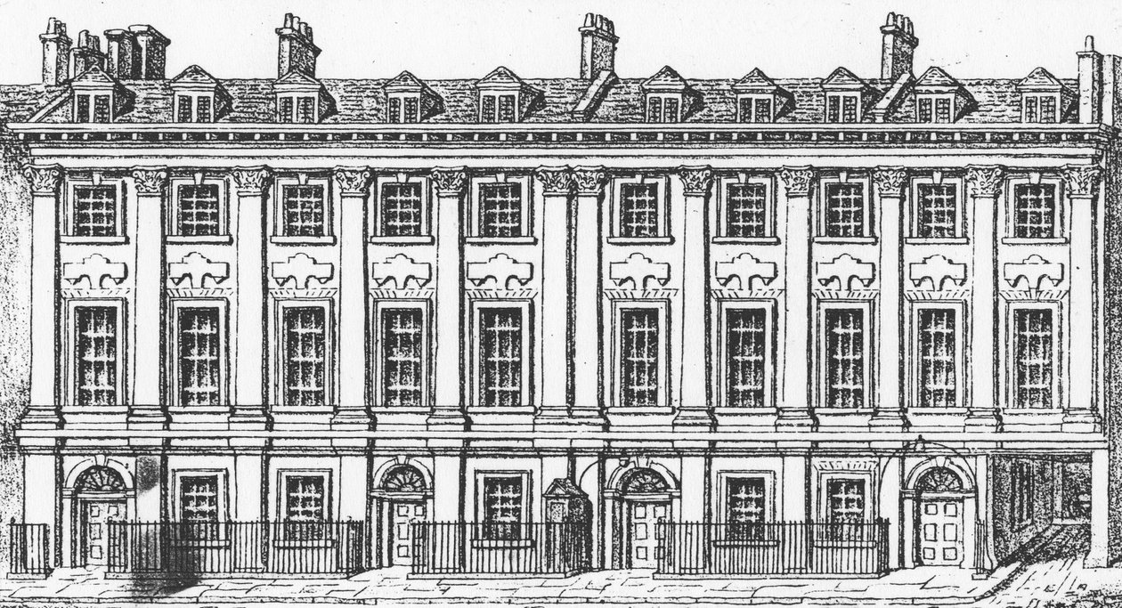 Maisons Great Queen Street, 1817 - George the Elder Scharf