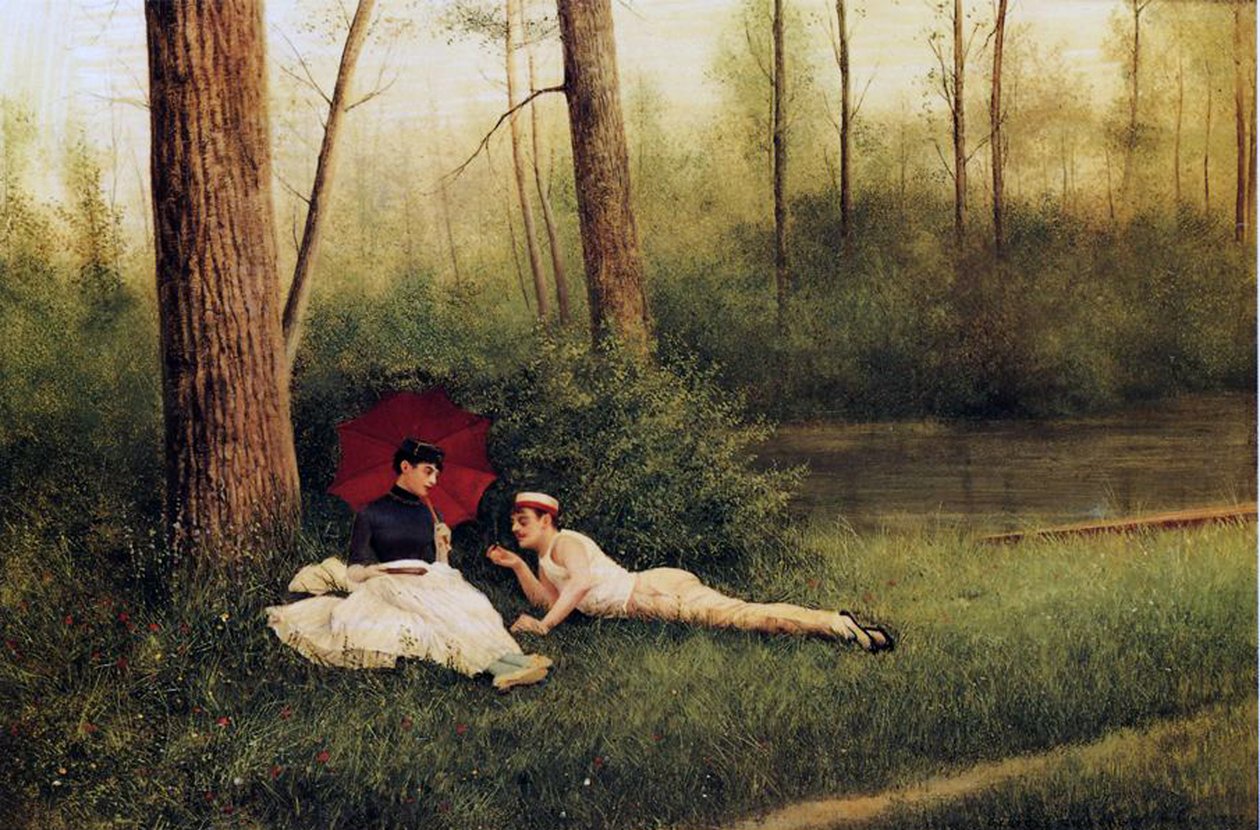 Repos après la navigation, 1885 - Georges Croegaert