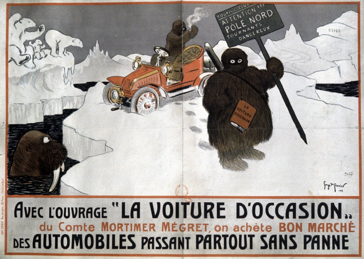 Publicité pour un livre de Mortimer Megret sur l