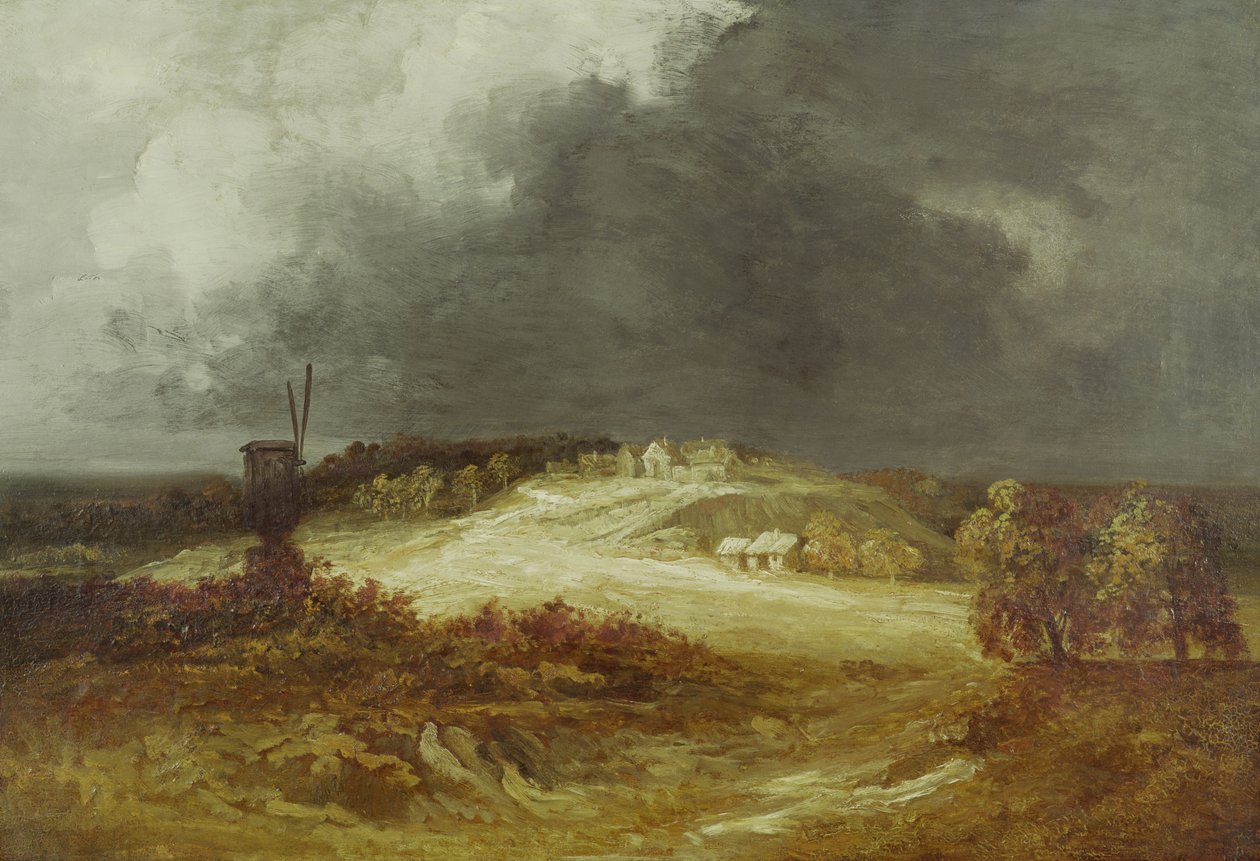 Moulin à vent en périphérie de Paris - Georges Michel