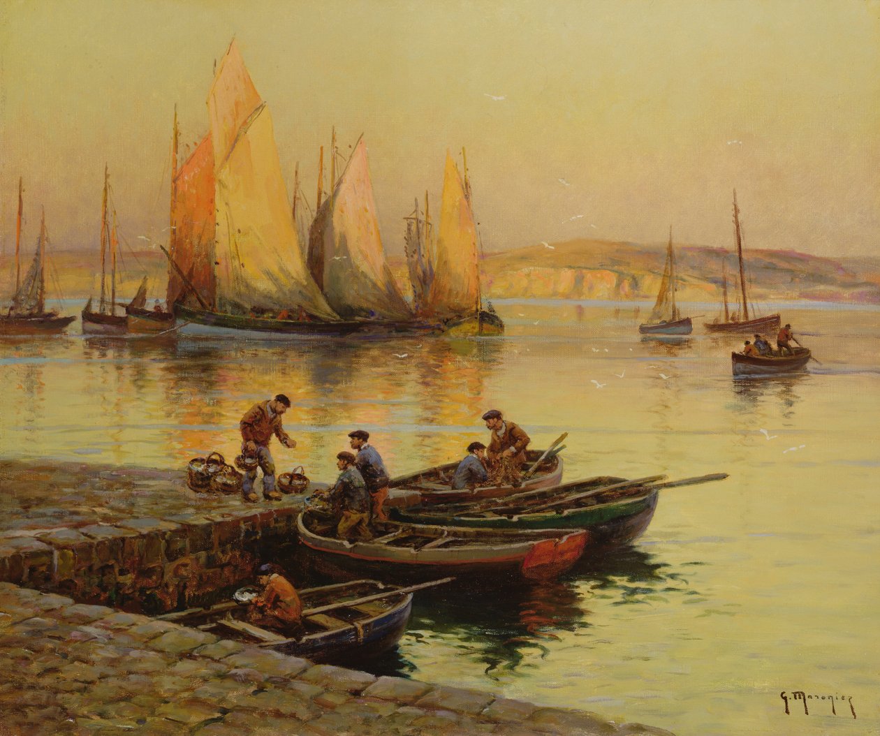 Coucher de Soleil - Georges Philibert Charles Maroniez