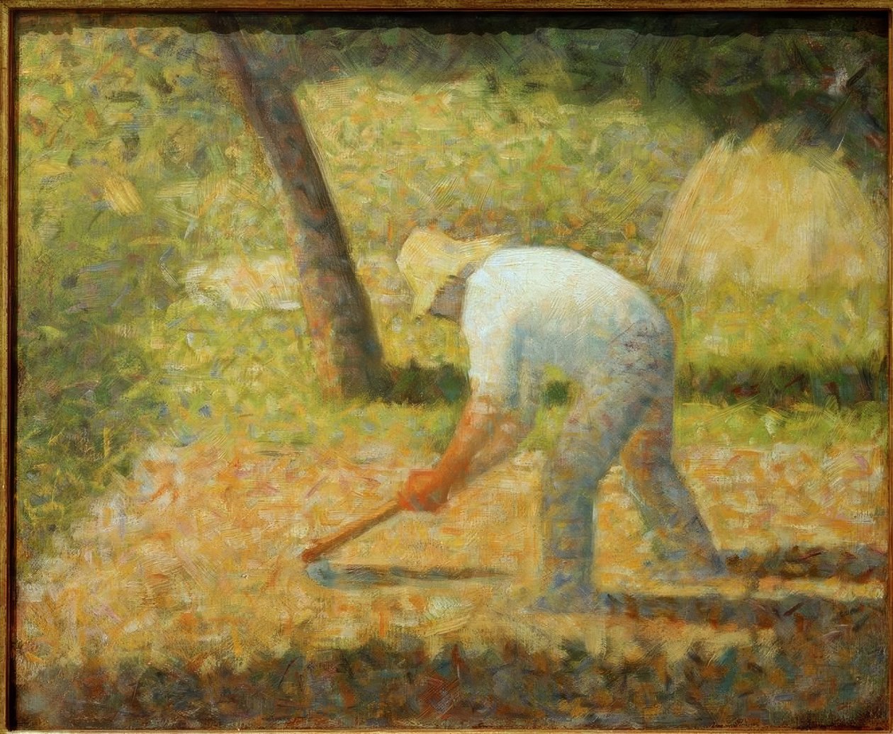 Paysanne à la houe - Georges Seurat