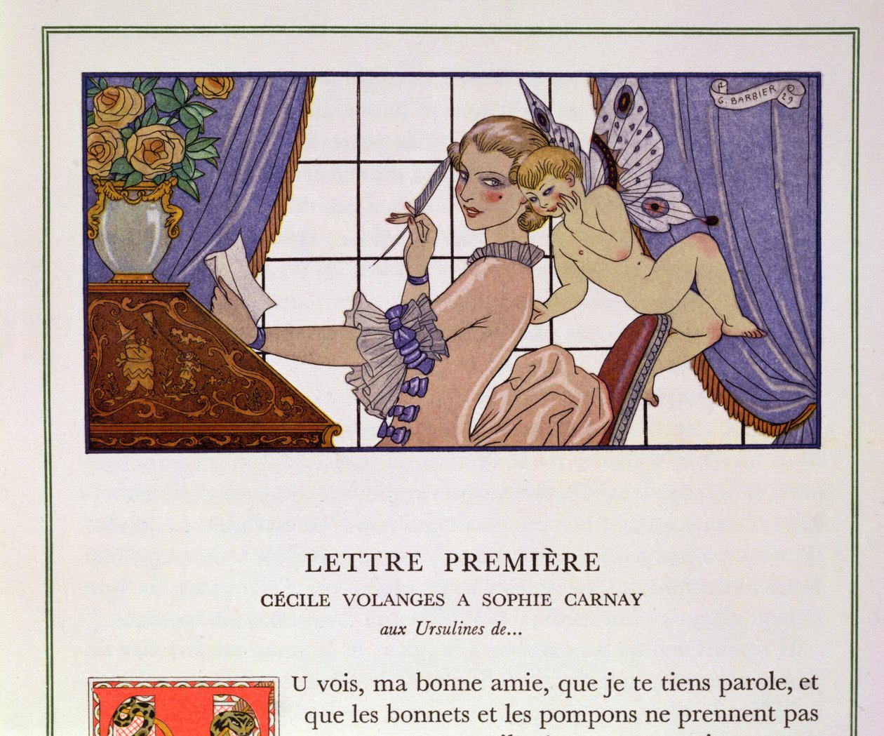 La Première Lettre, illustration de 