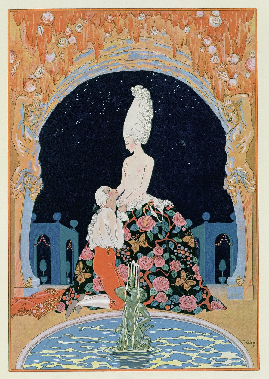 Dans la grotte, illustration pour 