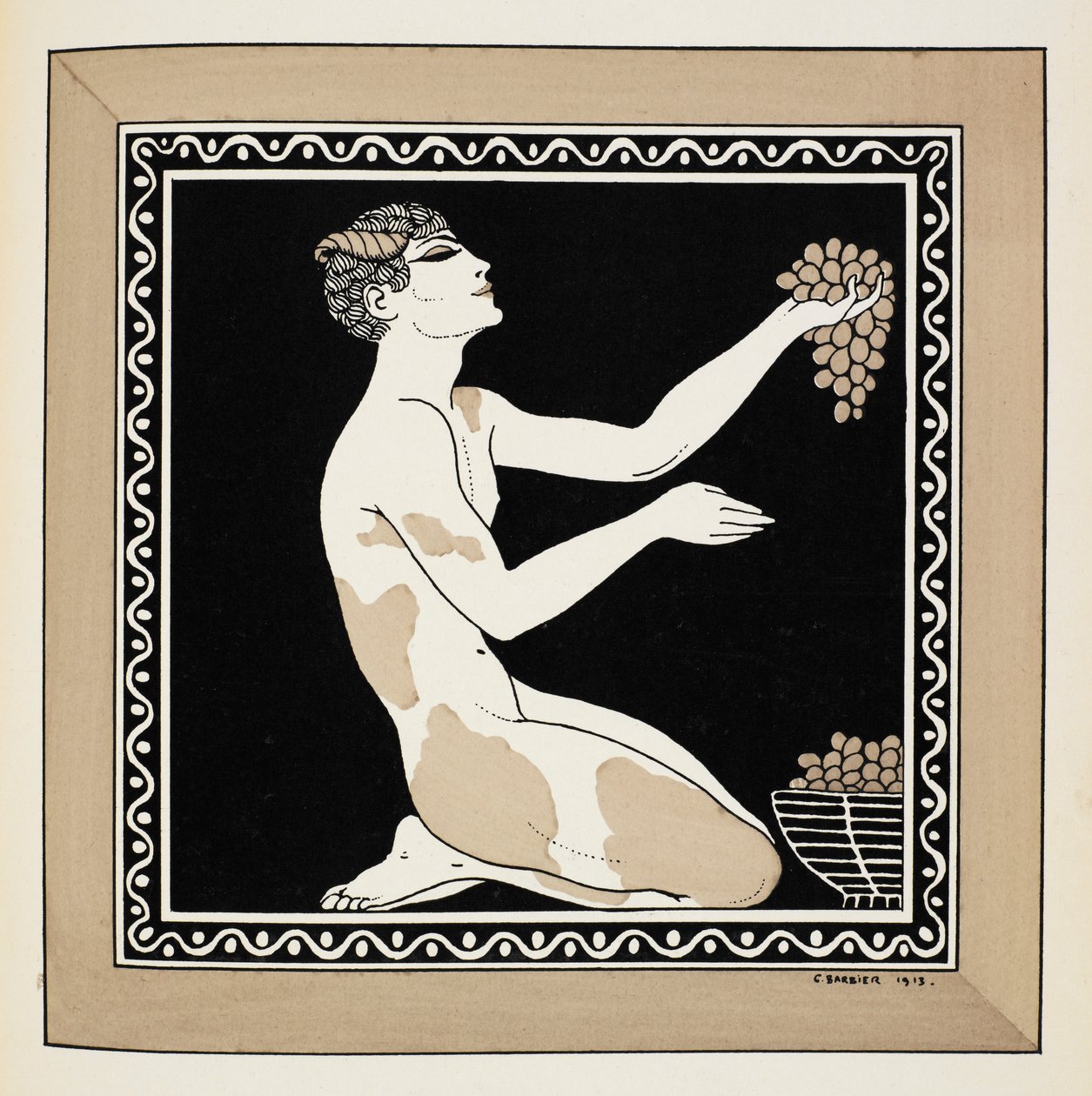 Nijinsky en faune dans le ballet L
