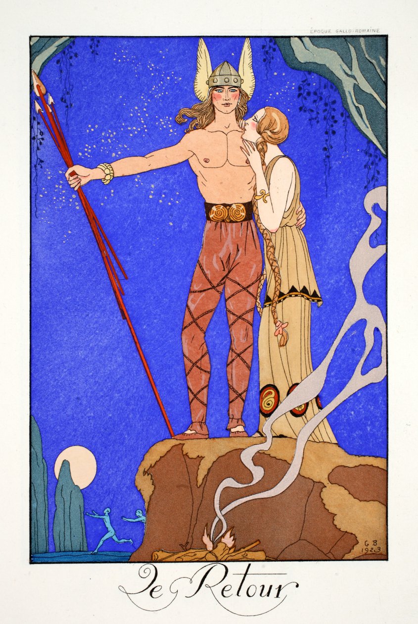 Le retour - Georges Barbier