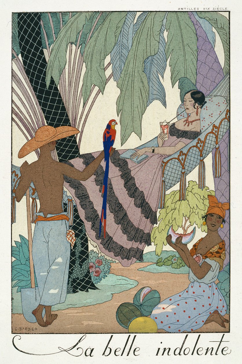 La beauté oisive - Georges Barbier