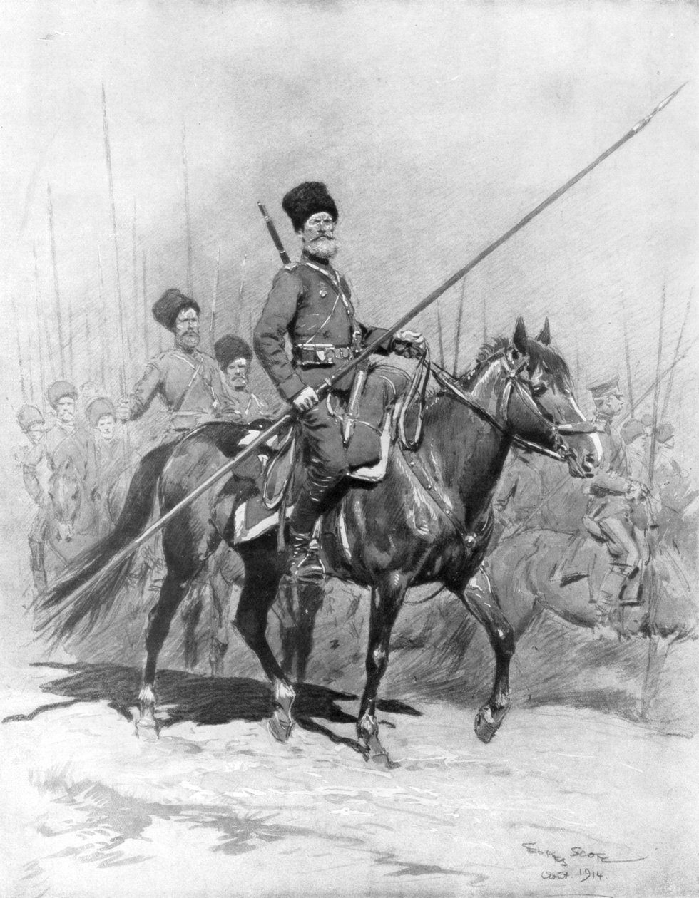 Cavalerie cosaque, 1914, 1926 - Georges Bertin Scott