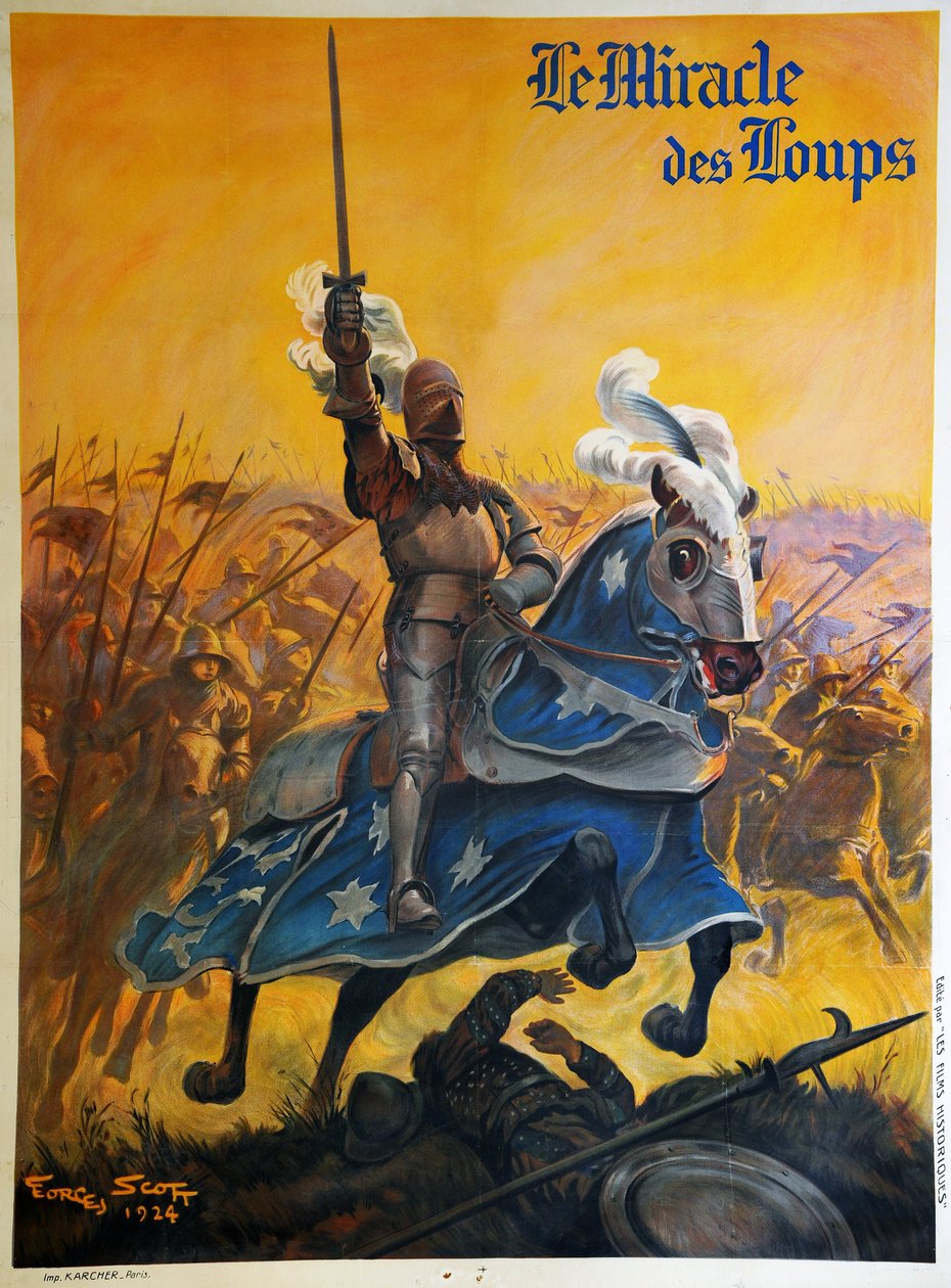 "Le miracle des loups" 1924 (affiche) - Georges Bertin Scott