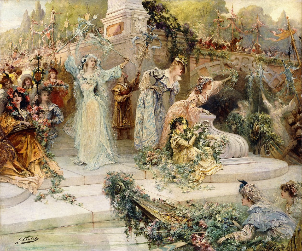 La fête - Georges Clairin