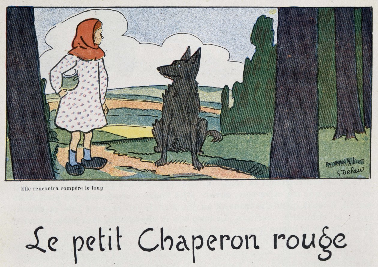 Le Petit Chaperon Rouge - ill. par Georges Delaw, éd. Spock - Georges Delaw