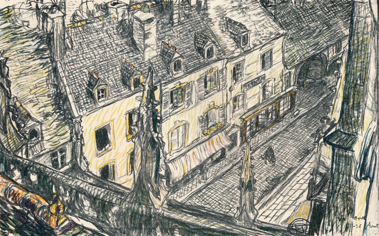 Une rue de Valogne, c1911 - Georges Dupuis