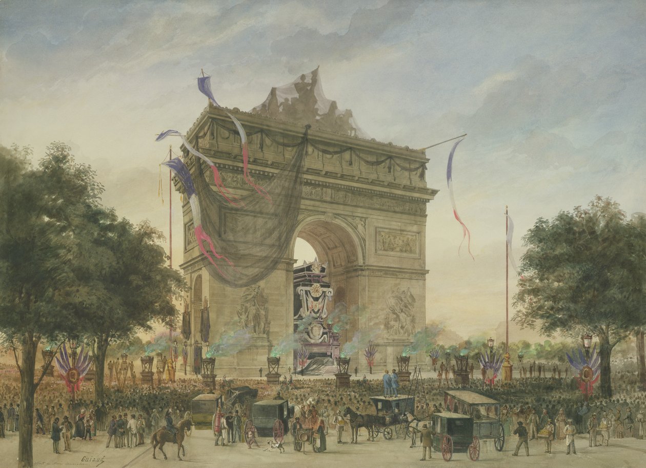 Les funérailles de Victor Hugo (1802-85) 1885 - Georges Francois Guiaud