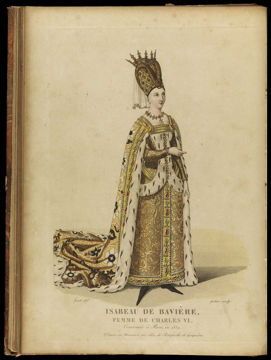 Isabeau de Bavière, reine de France, fin 18e siècle - Georges Jacques Gatine