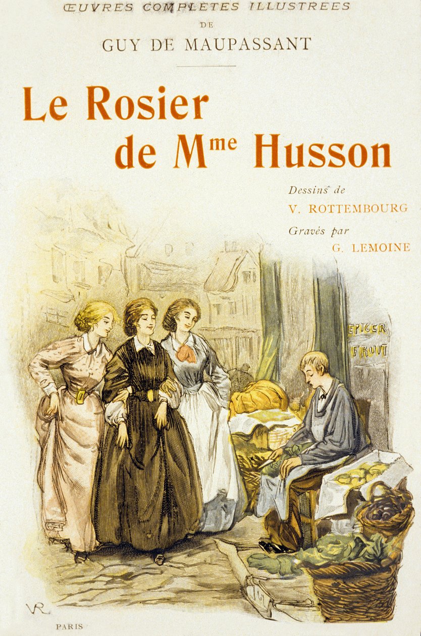 Couverture du livre "Le Rosier de Mme Husson" de Guy de Maupassant - Georges Lemoine