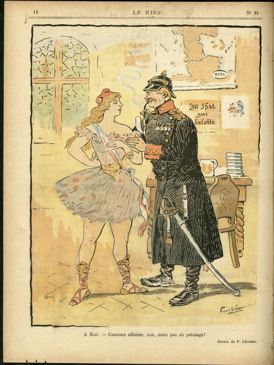 Illustration de Georges Leonnec (1881-1940) dans Le Rire - Georges Leonnec