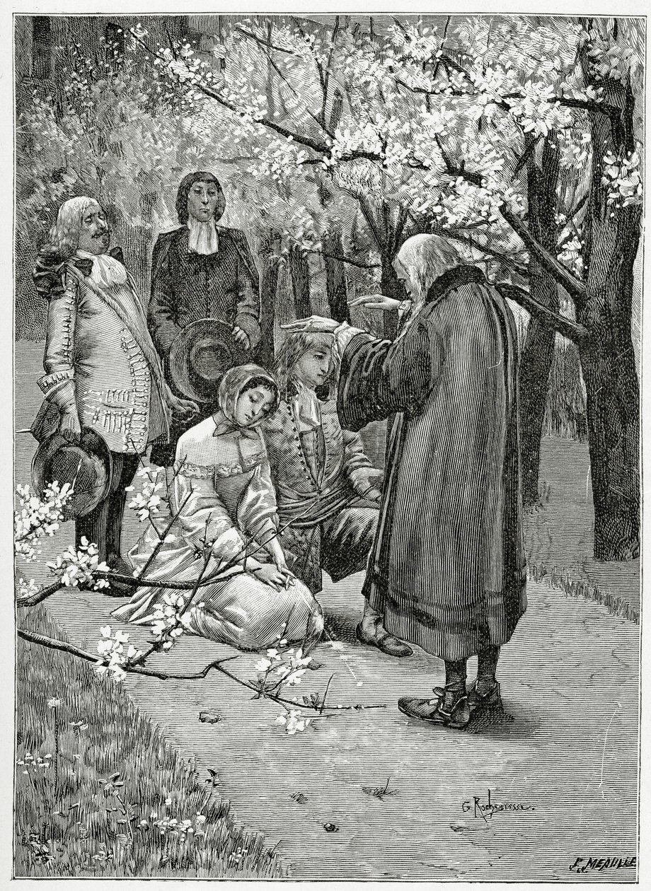 Mariage d’Ethel et d’Ordener - illustration de Han d’Islande, 19e siècle - Georges Marie Rochegrosse