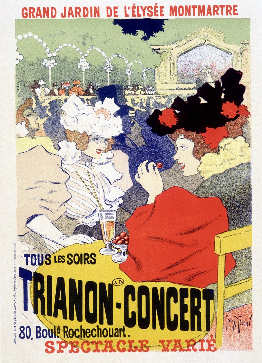 Concert du Trianon, spectacle quotidien dans le grand jardin de l