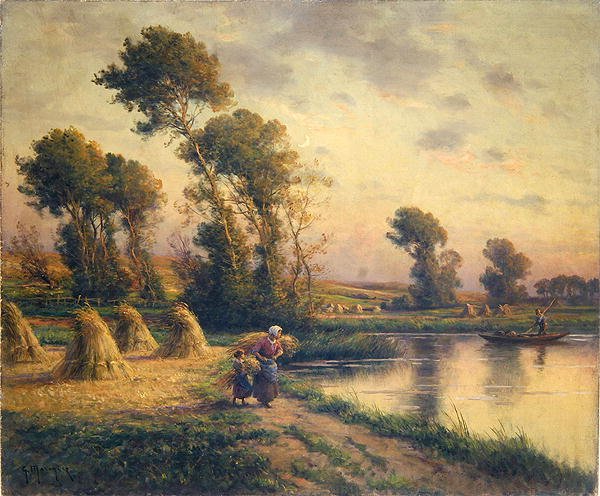 Paysage rural - Georges Philibert Charles Maroniez