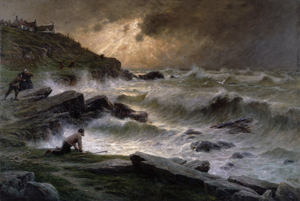 Épaves au large de la côte bretonne, 1911 - Georges Philibert Charles Maroniez