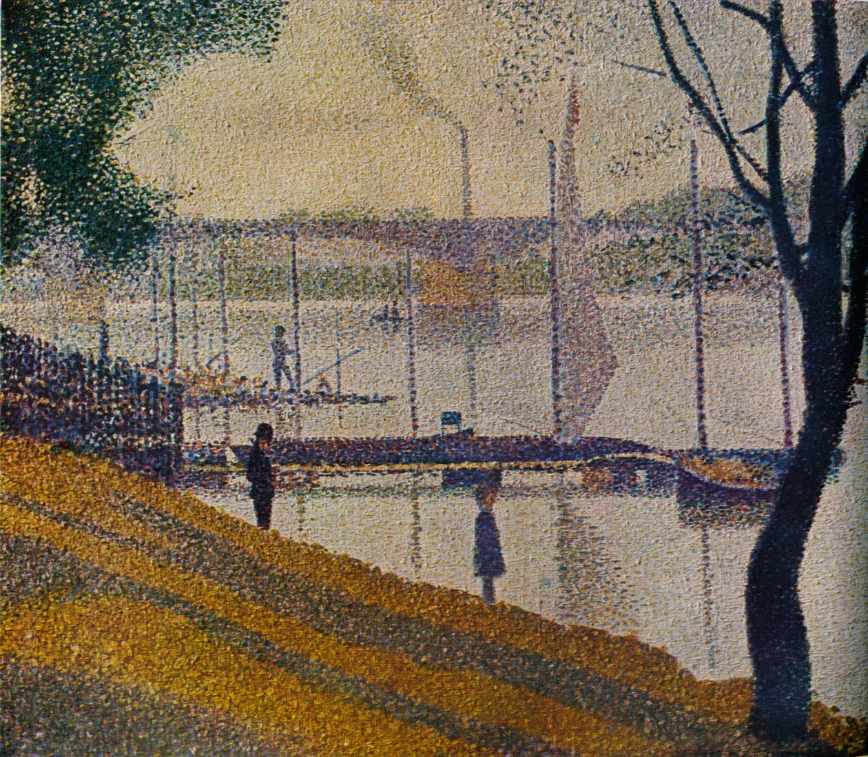 Le Pont de Courbevoie, 1886 - Georges Pierre Seurat