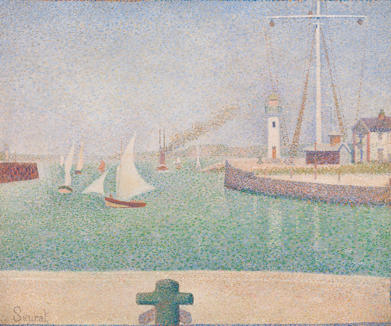 Entrance of The Port of Honfleur (Entrée du port d