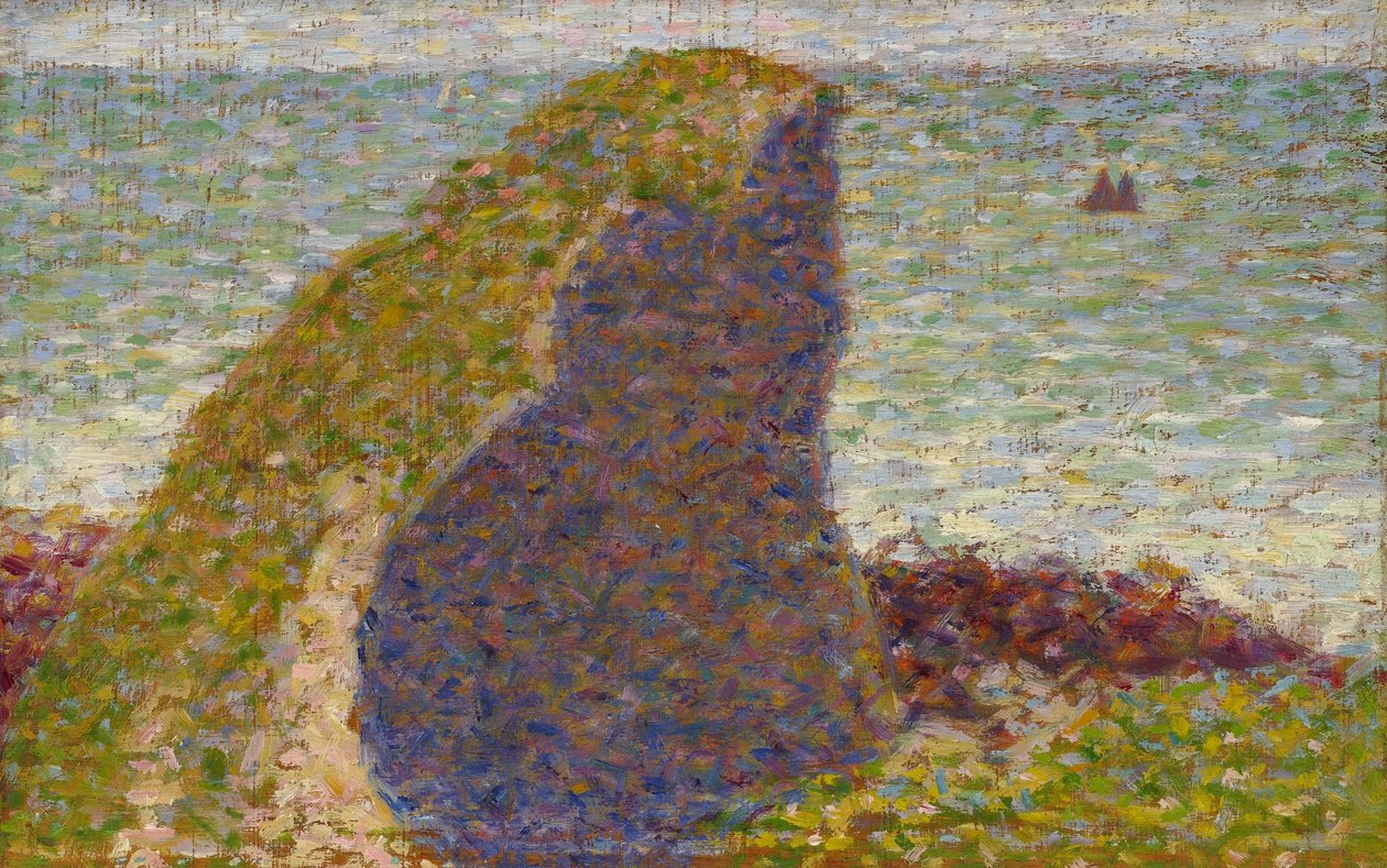 Georges Seurat - Le Bec du Hoc (Study) - Georges Seurat