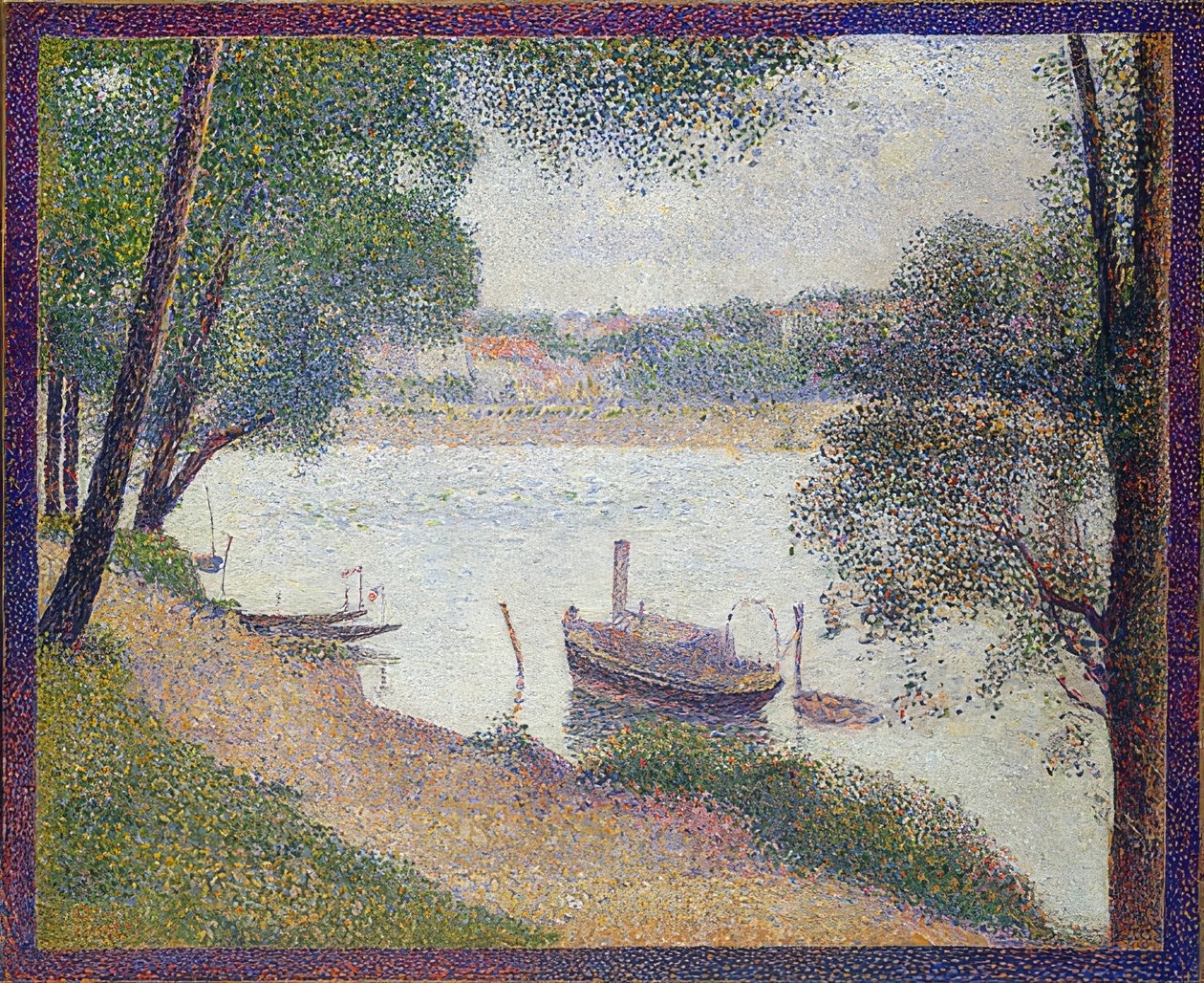 Temps gris, Grande Jatte. Vers 1886-88 - Georges Seurat